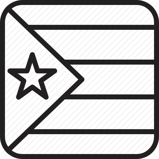 Flag, Puerto, Rico Icon