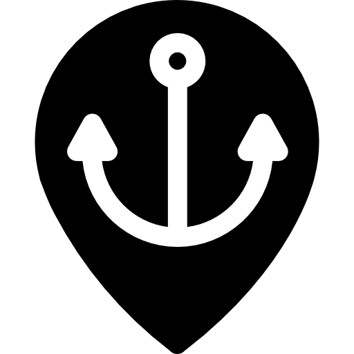 Port Map Marker Point Icons Free Download