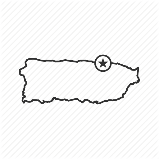 American Territory, Borders, Capital, Map, Puerto R South