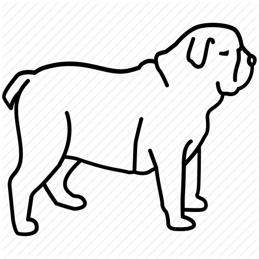 British, Bulldog, Dog, Pet, Pitbull, Pug, Terrier Icon