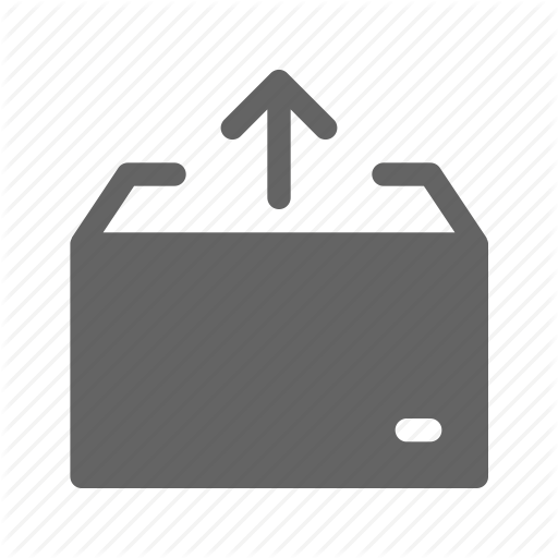 Box, Carton, Package, Pull Out Icon