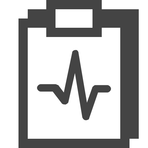 Clipboard, With, Pulse Icon Free Of Vaadns