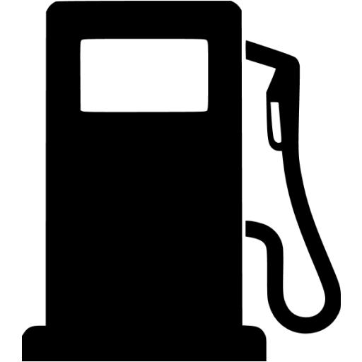 Black Gas Pump Icon