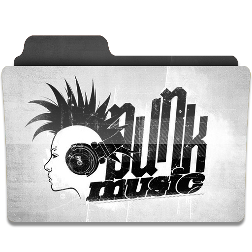 Punk, Music, Folder, Folders Icon Free Of Music Folder Icons