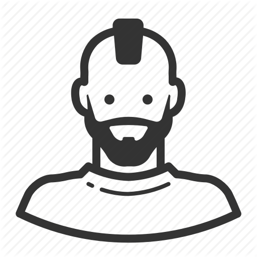 Avatar, Avatars, Man, Mohawk, Punk Icon