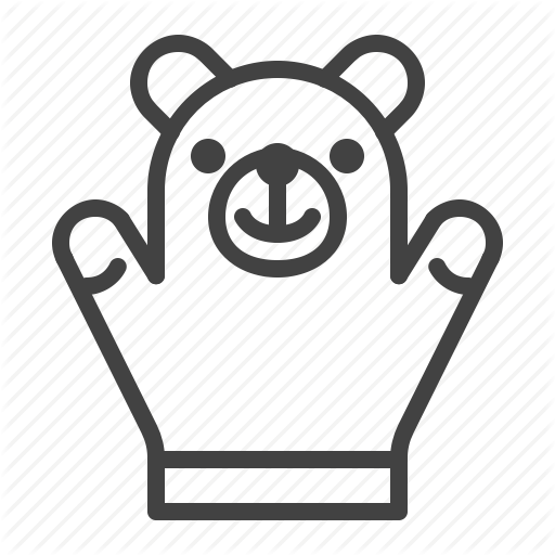 Baby, Hand, Puppet, Show, Toy Icon