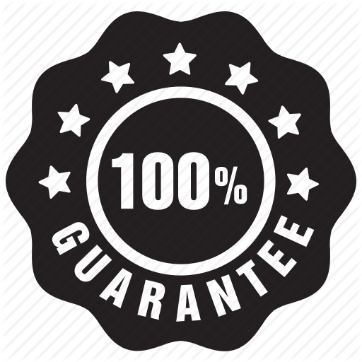 Guarantee, Hundred, Label, Percentage, Pure Icon