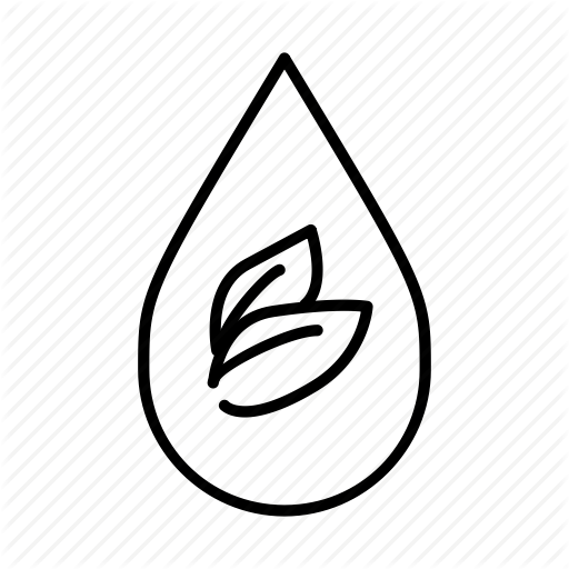 Botanical, Healthy, Leaf, Leaves, Natural, Pure, Water Droplet Icon