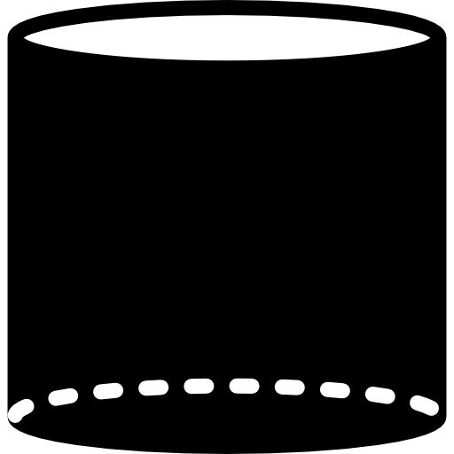 Cylinder, Purple Icon