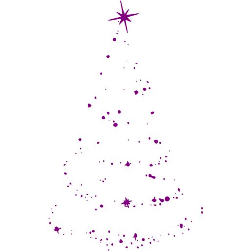 Purple Christmas Icon