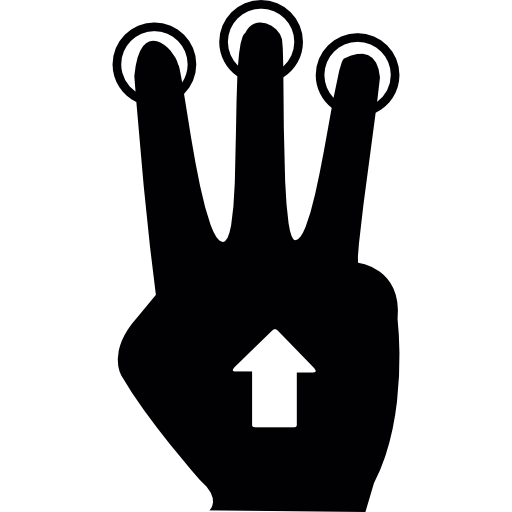 Push To Slide Up Icons Free Download