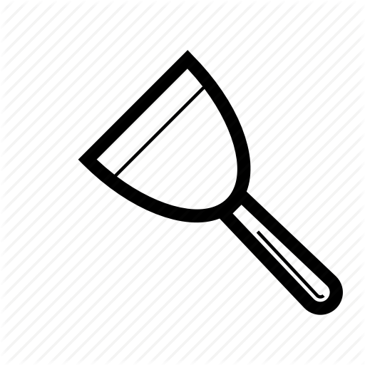 Painting, Putty Knife, Spread Icon