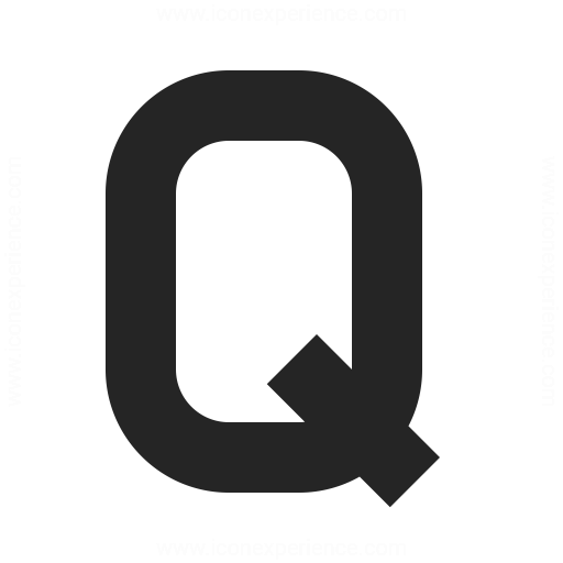 Symbol Q Icon Iconexperience