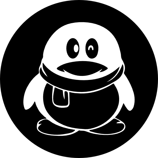 Qq Social Logo Of A Penguin