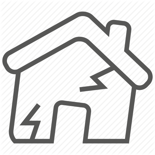 Disaster, Earthquake, House, Insurance, Quake Icon