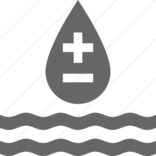 Simple Gray Iconathon Water Quality Icon