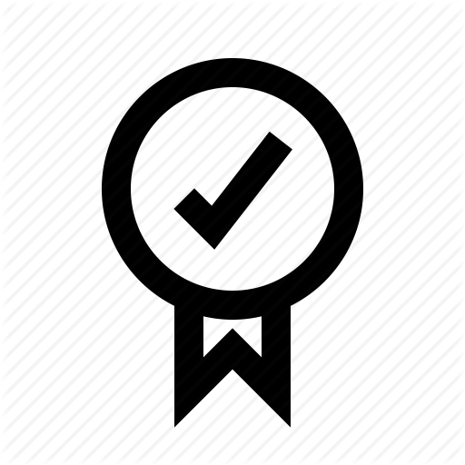 Badge, Check, Honor, Medal, Quality, Service Icon