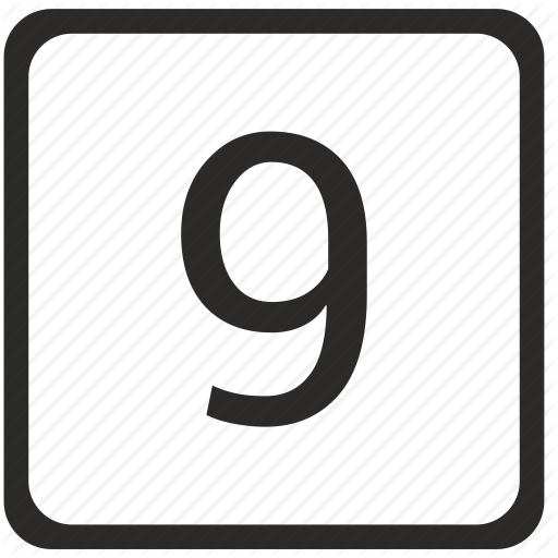 Count, Keyboard, Nine, Quantity Icon