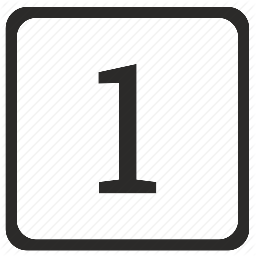 Count, Keyboard, Number, One, Quantity Icon