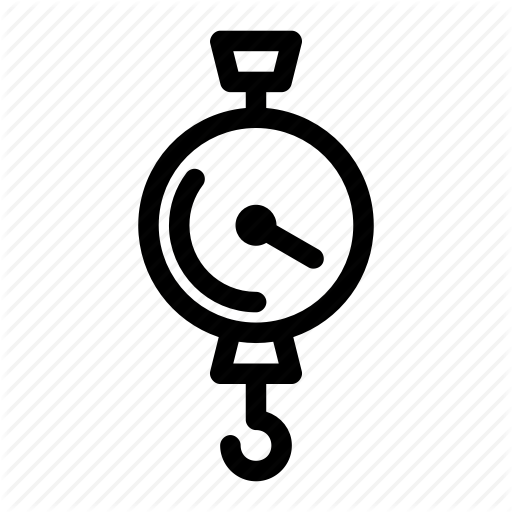 Hanging, Lift, Quantity, Scale, Weight Icon