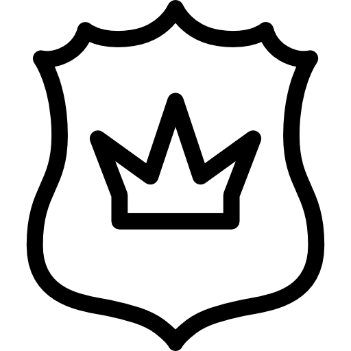 Shield With Queen Crown