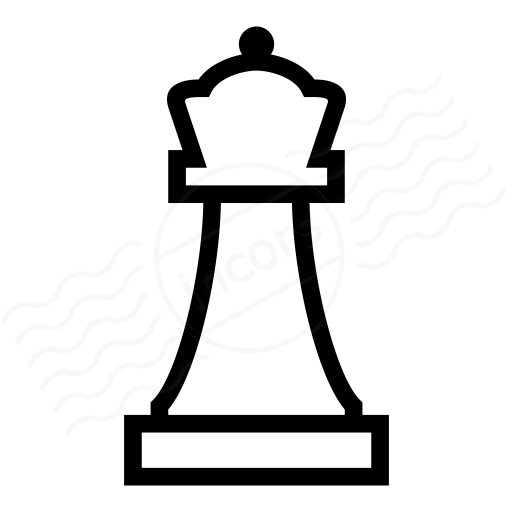 Iconexperience I Collection Chess Piece Queen Icon