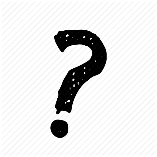 Drawn Question Mark Icon