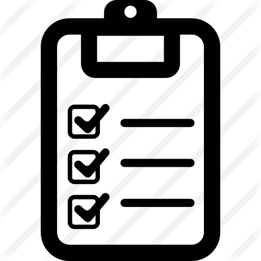 Black And Icon Questionnaire White