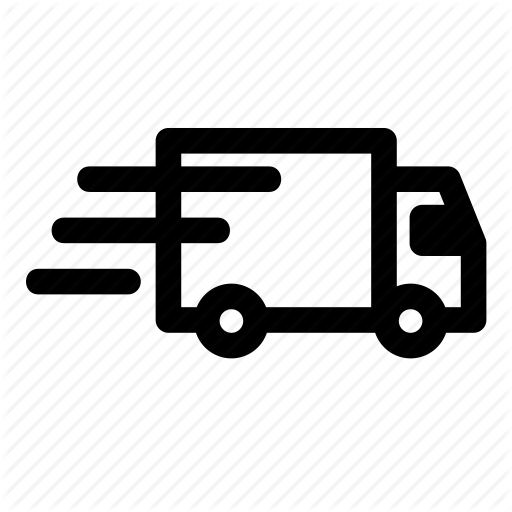 Delivery, Fast, Quick, Road, Speed, Truck, Van Icon