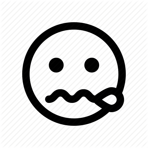 Calm, Classified, Confidential, Emoji, Mute, Nervous, Quiet Icon