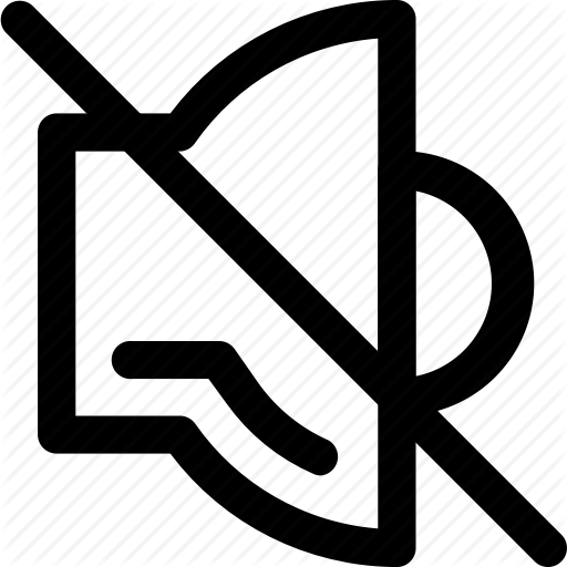Empty, Mute, Quiet, Sound Icon