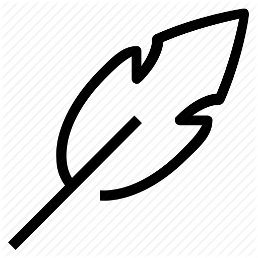 Design, Feather, Ink, Leaf, Pen, Quill Icon