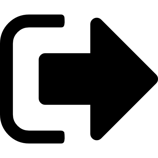 Sign Out, Exit, Logout, Quit Icon