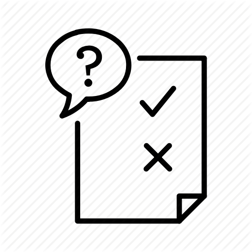 Answer, Exam, Question, Quiz, Right, Test, Wrong Icon