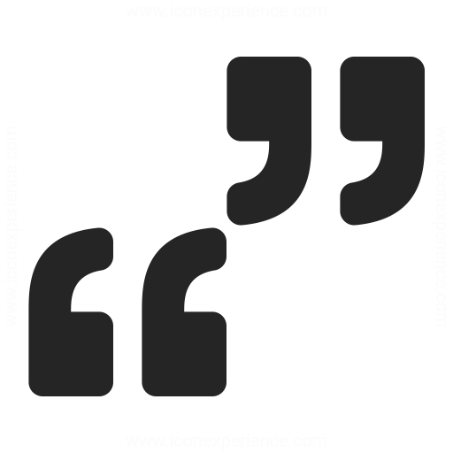 Quotation Marks Icon Iconexperience