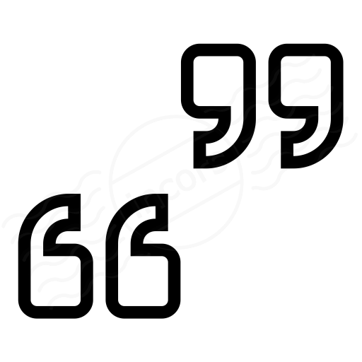 Iconexperience I Collection Quotation Marks Icon