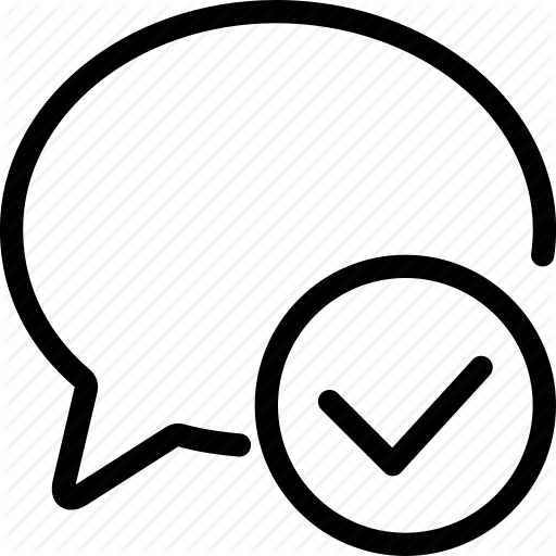 Chat, Chat Bubble, Check, Message, Sent, Speech Bubble, Tick Icon