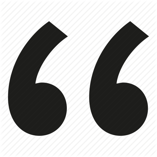 Quote, Round Icon