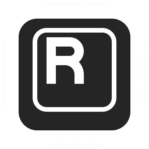 Keyboard Key R Icon Iconexperience