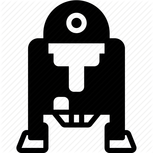 Droid, Film, Mechanical, Movie, Robots, Solid Icon