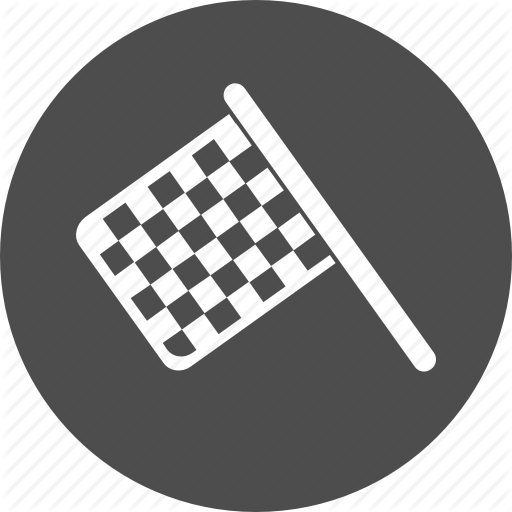 Begin, Finish, Flag, Go, Race Racing, Racing, Run, Start Icon