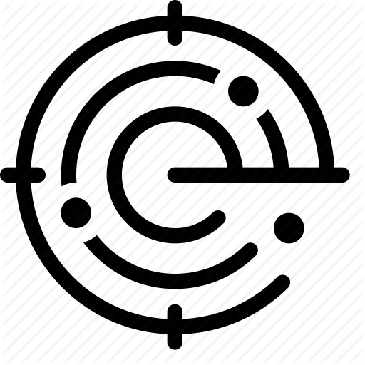 Detect, Monitor, Monitoring, Position, Radar Icon