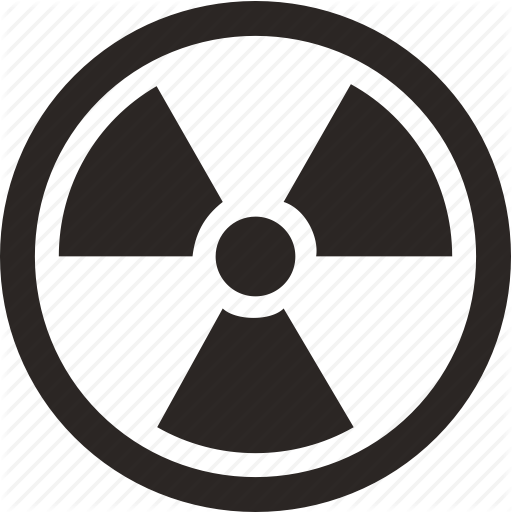 Attention, Burn, Danger, Nuclear, Radiation Icon
