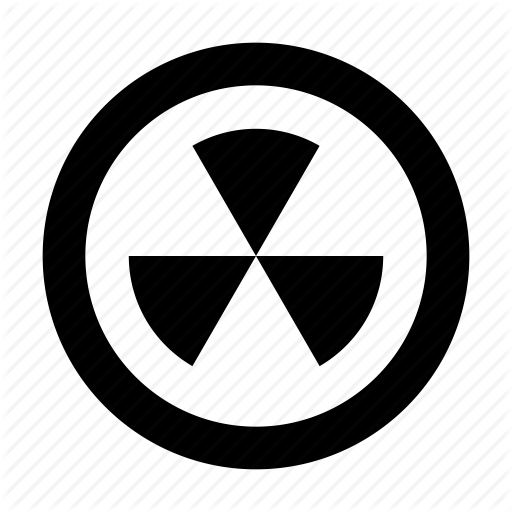 Nuclear, Radiation Icon