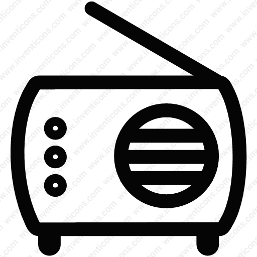Download Play,wireless,radio,music,radio Icon Inventicons