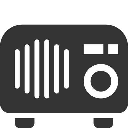 Radio, Tabletop Icon