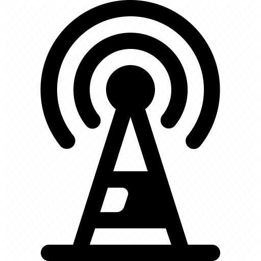 Broadcast, Communication, Radio, Tower Icon