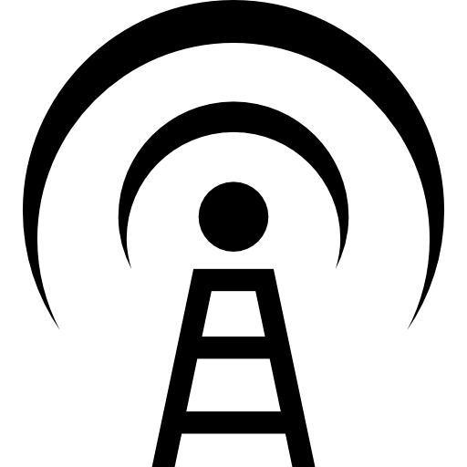 Broadcast Communications Tower Icons Free Download