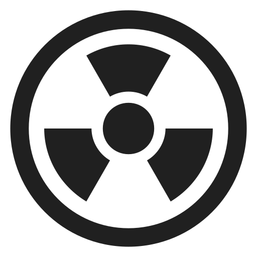 Radioactive, Frame, Minimono Icon Free Of Snipicons Minimono