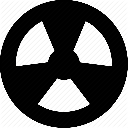Atom, Danger, Explosion, Nuclear, Radiation, Radioactive Icon